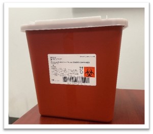 2 gallon sharps container