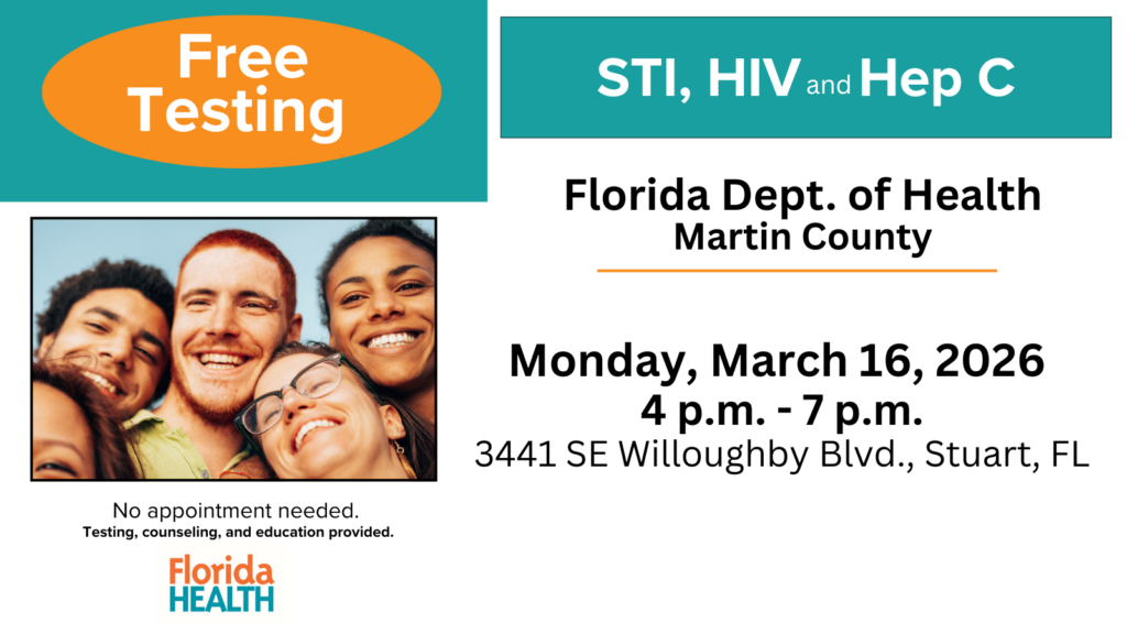 Stuart HIV test March 2026 1