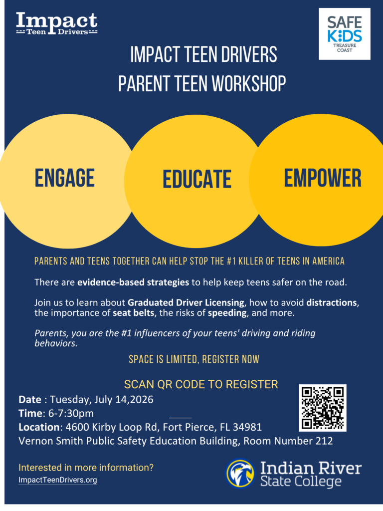 Parent Workshop Flier impact teen